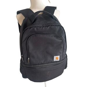 Carhartt Insulated 24 Can Two Compartment Cooler Backpack black